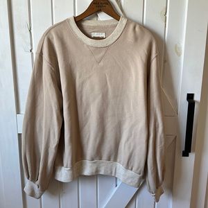 Abercrombie & Fitch Bubble Sleeve Crewneck Sweater size XS